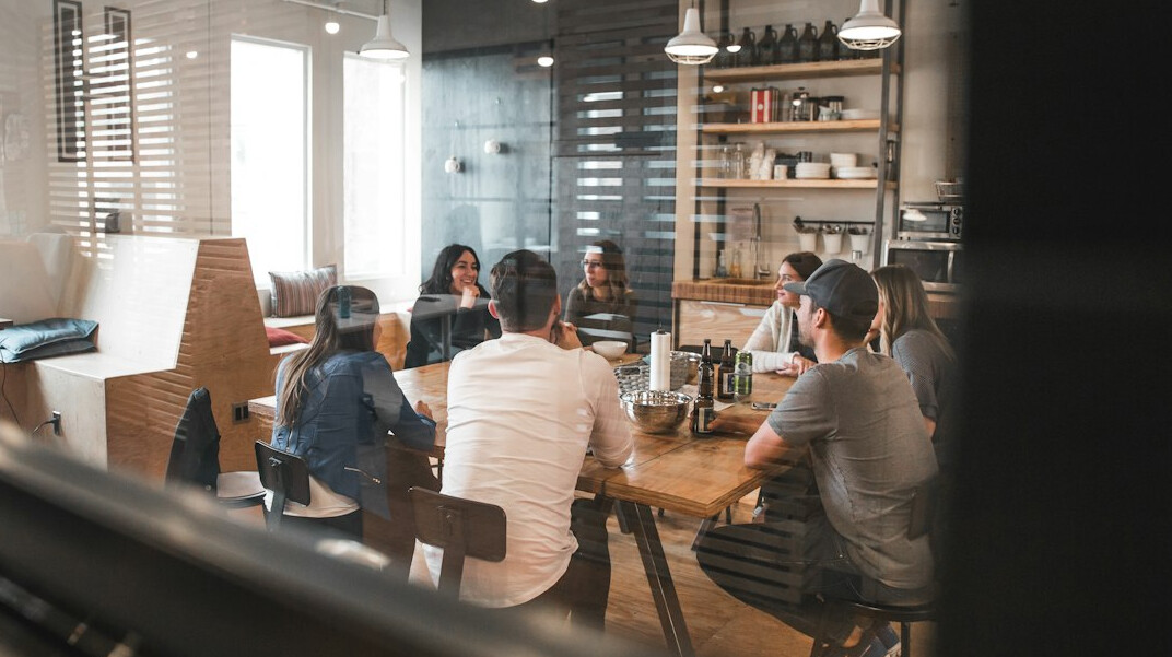 business professionals in meeting