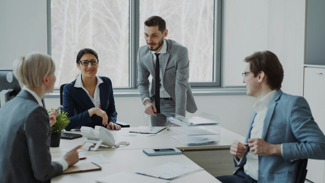 business team training session