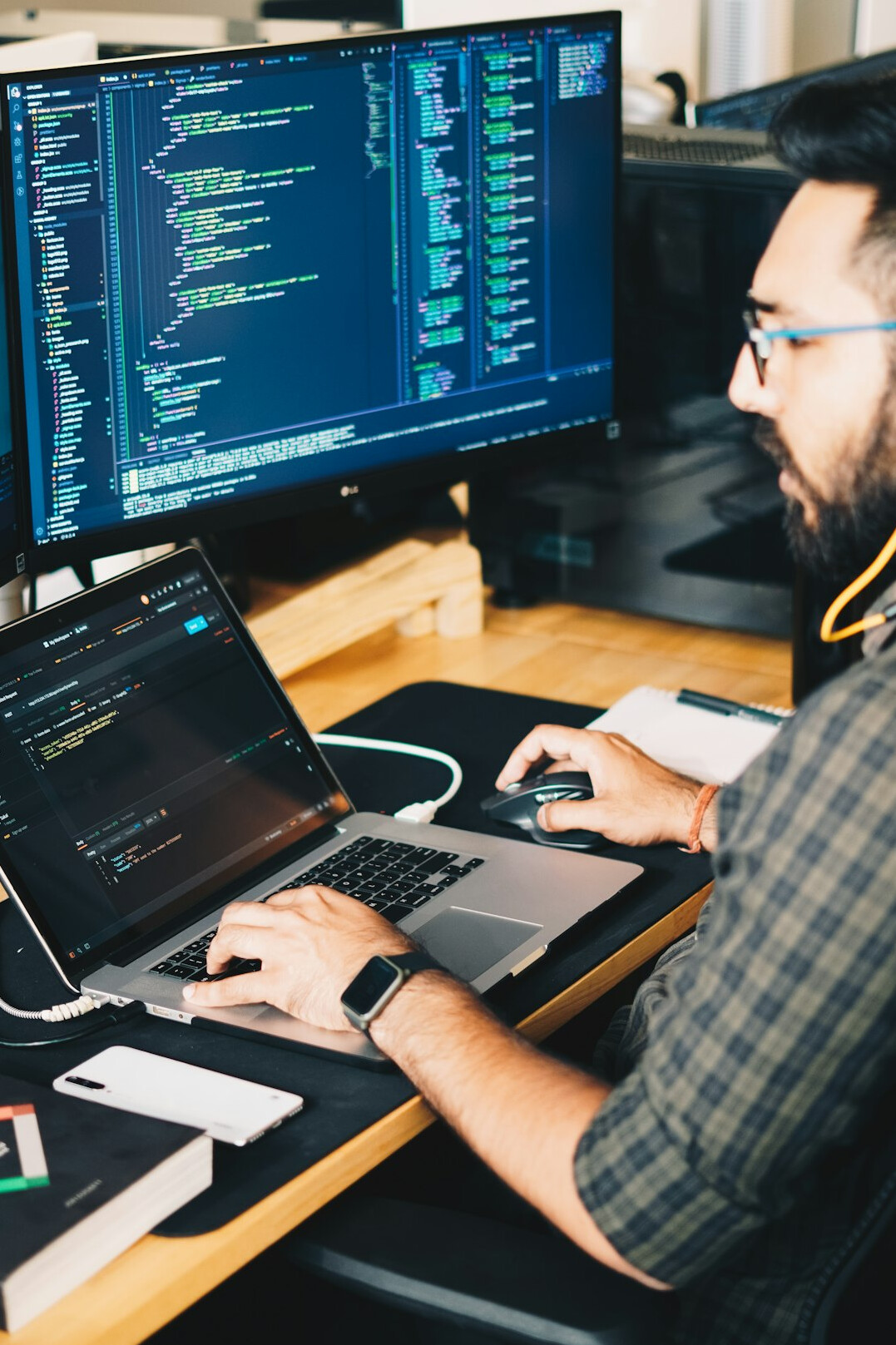 software developers coding